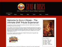 Tablet Screenshot of guns4roses.com